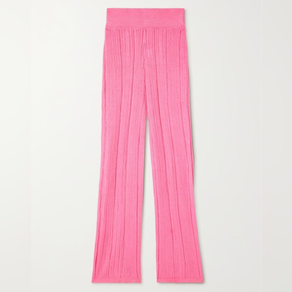 Gulta Gaia Savannah Knit Pant in Shell Pink - Picture 2 of 4